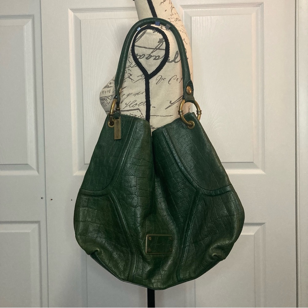 Retro Kenneth Cole New York Leather Large Hobo Bag